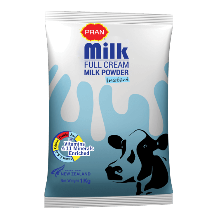 PRAN Milk Full Cream Milk Powder 1000gm