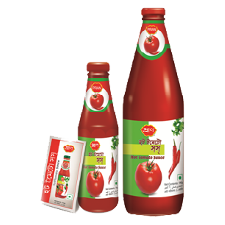 PRAN Hot Tomato Sauce 340gm