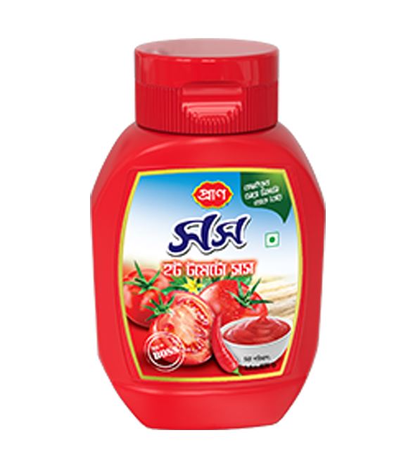 PRAN  Hot Tomato Sauce Plastic Jar 250gm